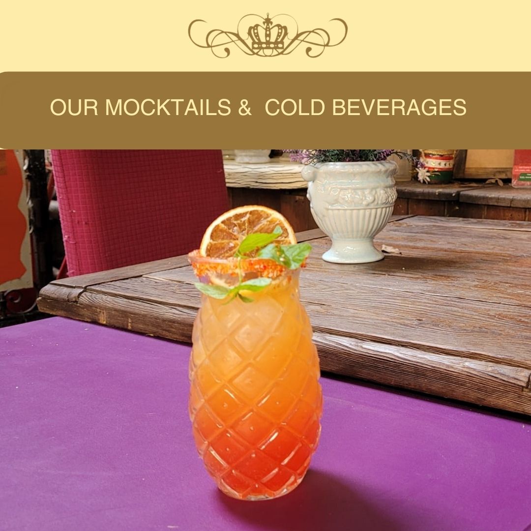 Mocktails Cold Drinks & Iced Coffees